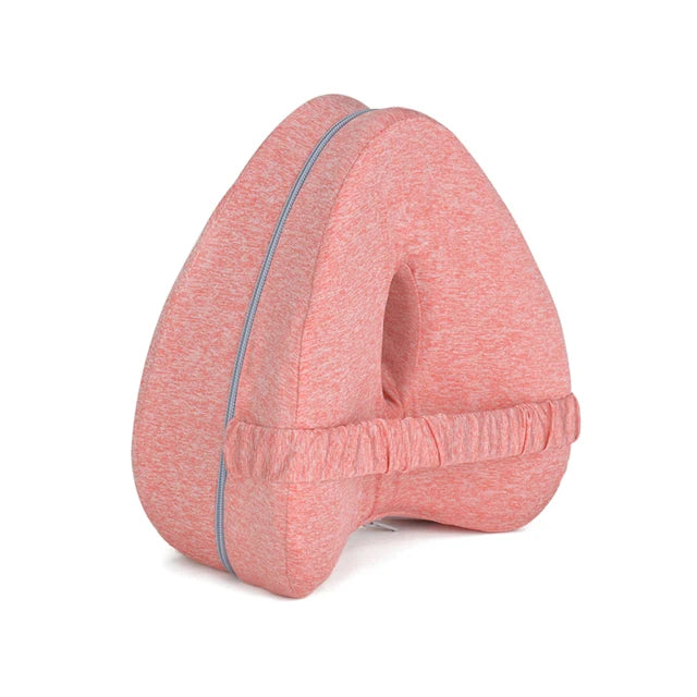 Side Sleeper Leg Pillow- Memory Foam Support for Spine, Hips and Knees Alignment