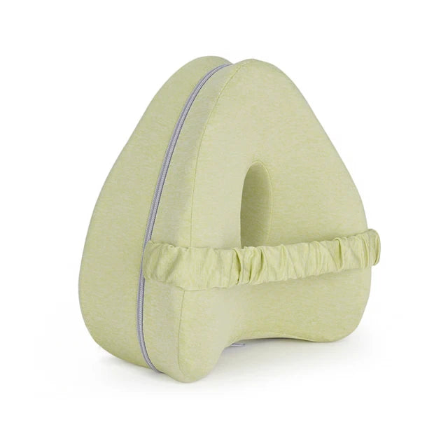 Side Sleeper Leg Pillow- Memory Foam Support for Spine, Hips and Knees Alignment