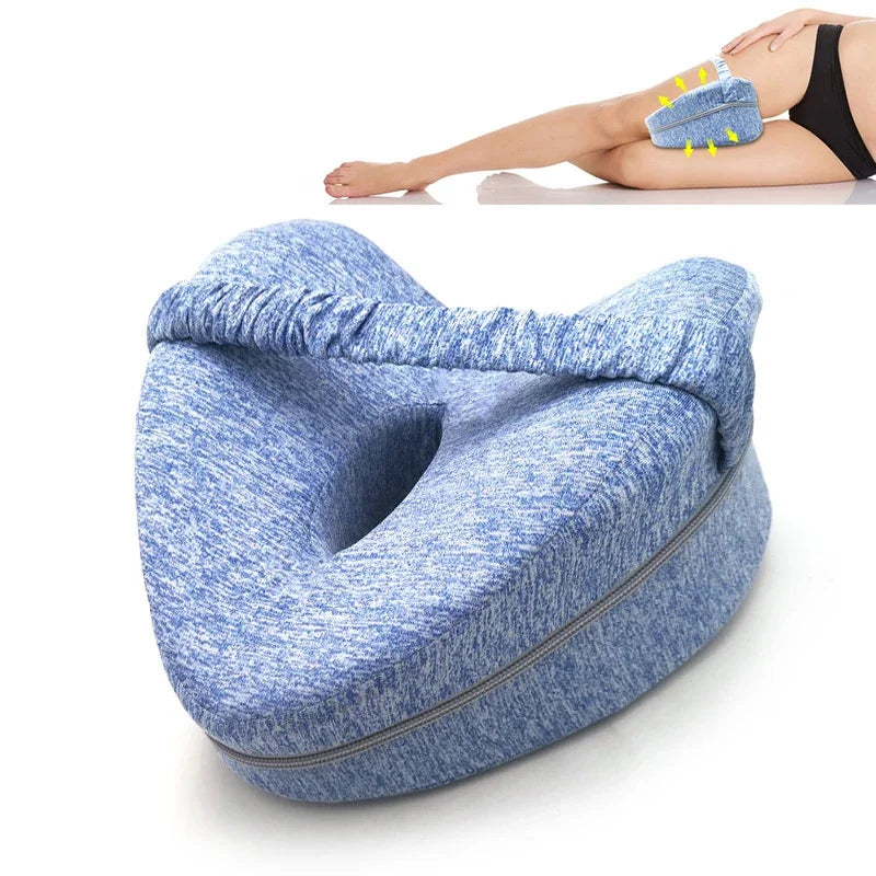 Side Sleeper Pillow- Memory Foam Support for Spine, Hips, Legs, and Knees Alignment - LIONPEACE