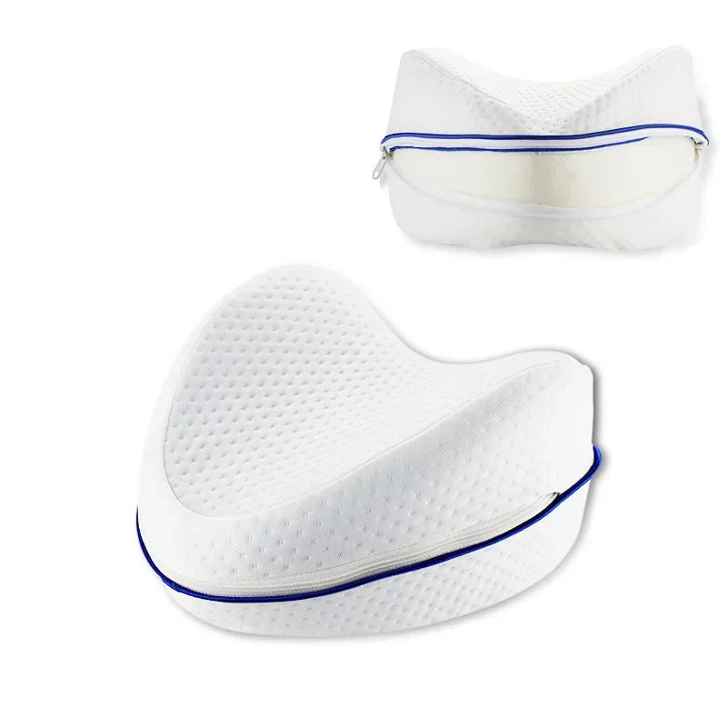 Side Sleeper Pillow- Memory Foam Support for Spine, Hips, Legs, and Knees Alignment - LIONPEACE