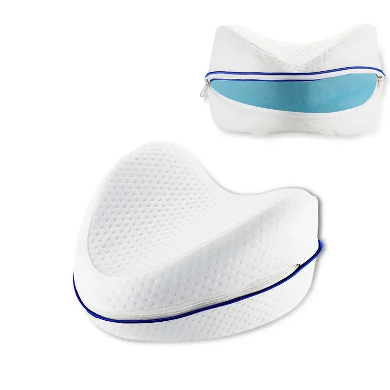 Side Sleeper Pillow- Memory Foam Support for Spine, Hips, Legs, and Knees Alignment - LIONPEACE