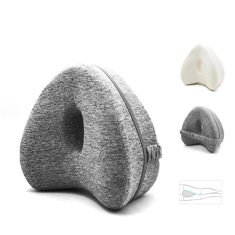 Side Sleeper Pillow- Memory Foam Support for Spine, Hips, Legs, and Knees Alignment - LIONPEACE