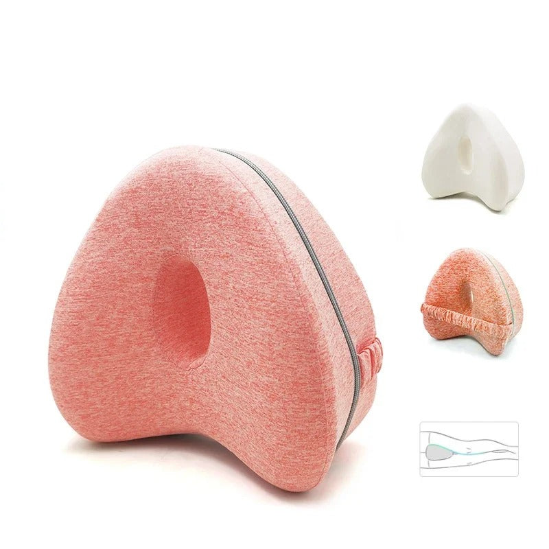 Side Sleeper Pillow- Memory Foam Support for Spine, Hips, Legs, and Knees Alignment - LIONPEACE
