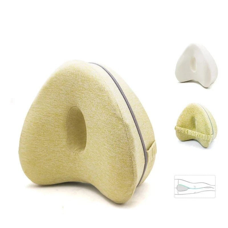 Side Sleeper Pillow- Memory Foam Support for Spine, Hips, Legs, and Knees Alignment - LIONPEACE